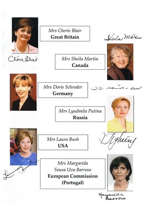Lot 1233 - First Ladies.- G8 Summit