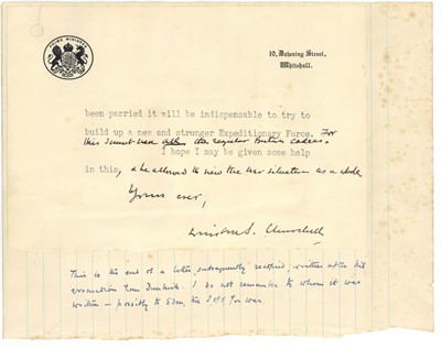 Lot 1226 - Churchill (Winston, Sir)