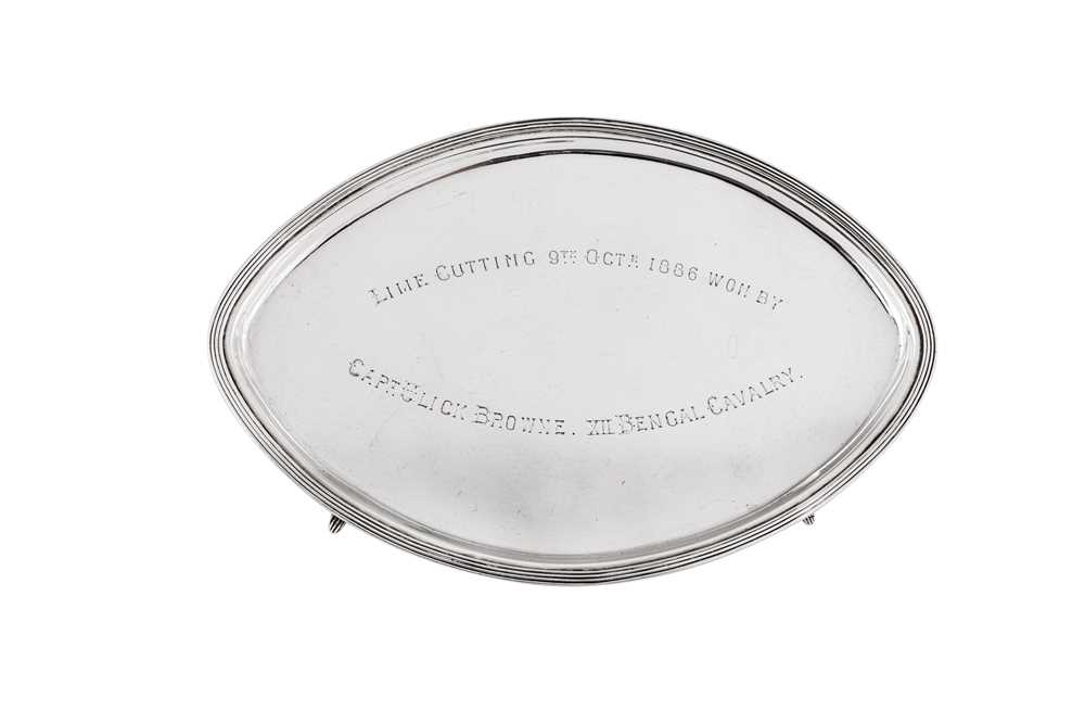 Lot 110 - Indian Colonial interest – An early 19th century Dutch 935 standard silver teapot stand, Amsterdam 1816 by Egidius Adelaar (active 1812-38)