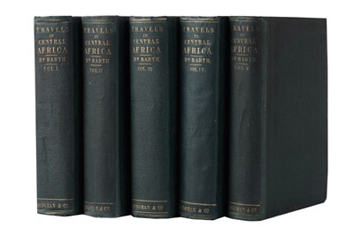 Lot 1627 - Barth (Heinrich) Travels and Discoveries in North and Central Africa, 1857-58