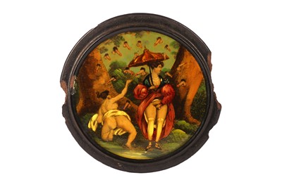 Lot 1005 - A PAPIER MACHE' SURREAL EROTIC SCENE