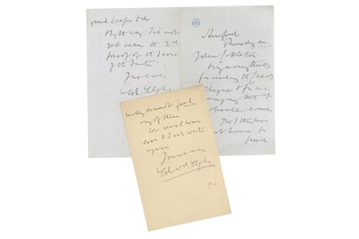 Lot 1167 - Elgar (Edward)