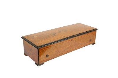 Lot 306 - A FINE AND  LARGE LATE 19TH CENTURY SWISS MUSIC BOX PLAYING TWELVE AIRS