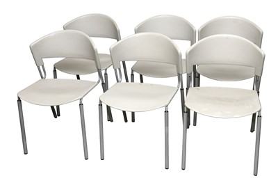 Lot 513 - A SET OF SIX ITALIAN PAOLO FAVARETTO ASSISA CHAIRS, LATE 20TH CENTURY