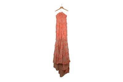 Lot 678 - Two Ashley Isham Embellished Gowns