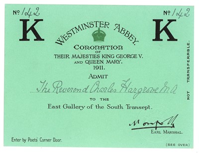 Lot 1322 - [George V, King of the United Kingdom]