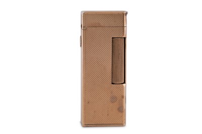 Lot 648 - A DUNHILL 9CT GOLD, 20TH CENTURY