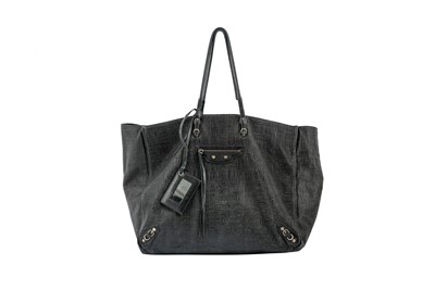 Lot 404 - Balenciaga Black A4 Papier Tote
