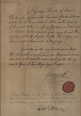 Lot 1320 - George IV, King of the United Kingdom of Great Britain and Ireland