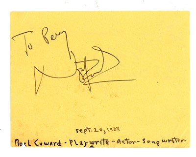 Lot 1065 - Coward (Noel)