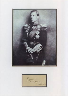 Lot 1304 - Edward, Duke of Windsor