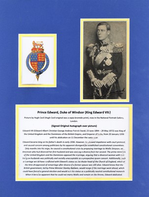 Lot 1305 - Edward, Prince of Wales