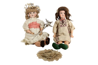 Lot 166 - DOLLS: A C.M. BERGMANN DOLL, EARLY 20TH CENTURY