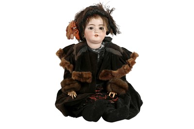 Lot 170 - DOLLS: A SIMON AND HALBIG BISQUE HEAD DOLL