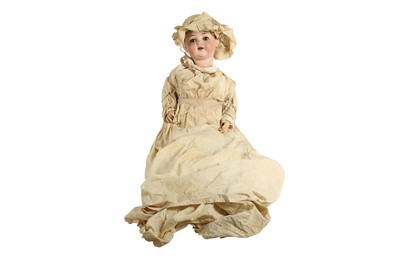 Lot 177 - DOLLS: A GERMAN BISQUE DOLL