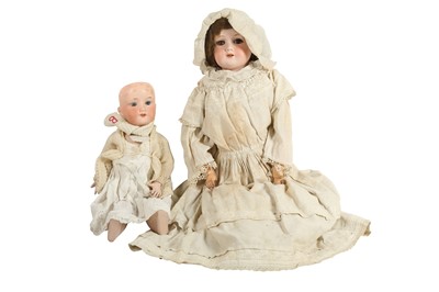 Lot 178 - DOLLS: AN ARMAND MARSEILLE 390M BISQUE DOLL