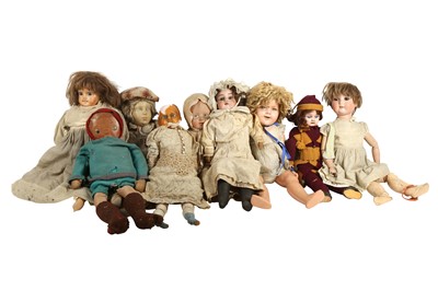 Lot 179 - DOLLS: A SIMON AND HALBIG BISQUE HEAD DOLL