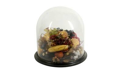 Lot 222 - COLLECTABLES: A COLLECTION OF VICTORIAN WAX FRUIT