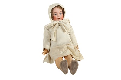Lot 180 - DOLLS: AN OTTO DRESSEL BISQUE HEAD DOLL, EARLY 20TH CENTURY