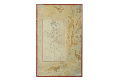 Lot 272 - AN ELEGANT STANDING YOUTH OFFERING A WINE CUP
