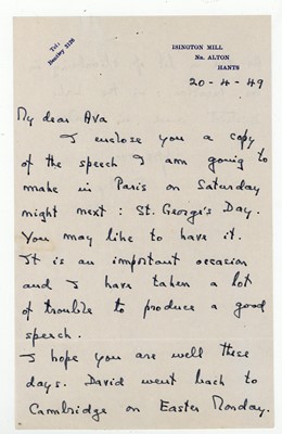 Lot 1255 - Montgomery of Alamein (Bernard Law, Viscount of)
