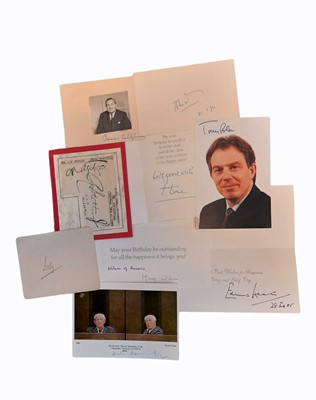 Lot 1217 - British Prime Ministers.