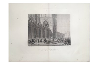 Lot 596 - [Isabey (Jean-Baptiste); Fontaine (P.-F.-L.) Le Sacre de S.M. L'Empereur Napoléon, 1805-1815.