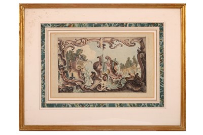 Lot 1170 - GABRIEL HUQUIER (FRENCH 1695-1772) AFTER JACQUES DE LAJOÜE (FRENCH 1686-1761)