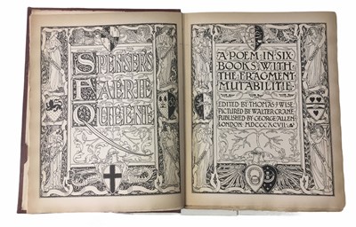 Lot 1595 - Crane (Walter, illustrator). Spenser's Faerie Queene, 1897