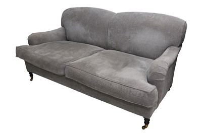 Lot 504 - A HOWARD & SONS STYLE GEORGE SMITH SOFA