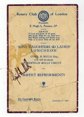 Lot 1105 - Mills (Cyril B.)