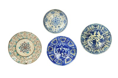 Lot 288 - FOUR KUBACHI POTTERY DISHES