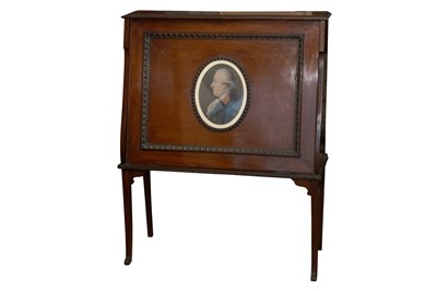 Lot 136 - A 19th Century mahogany cabinet for storing albums and portfolios