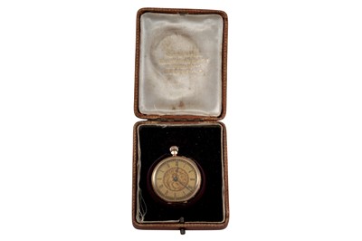Lot 646 - A 14CT GOLD OPEN FACE POCKET WATCH, CIRCA 1900