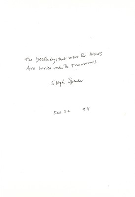 Lot 1146 - Spender (Stephen)
