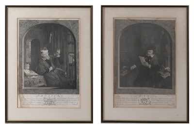 Lot 1606 - Medical & Law interest.- Walker (Anthony) & van Ostade (Adriaen, after) Physick & Law, 1763