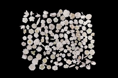 Lot 240 - A VERY LARGE COLLECTION OF 19TH CENTURY AND LATER VINCENNES STYLE PORCELAIN FLOWERS