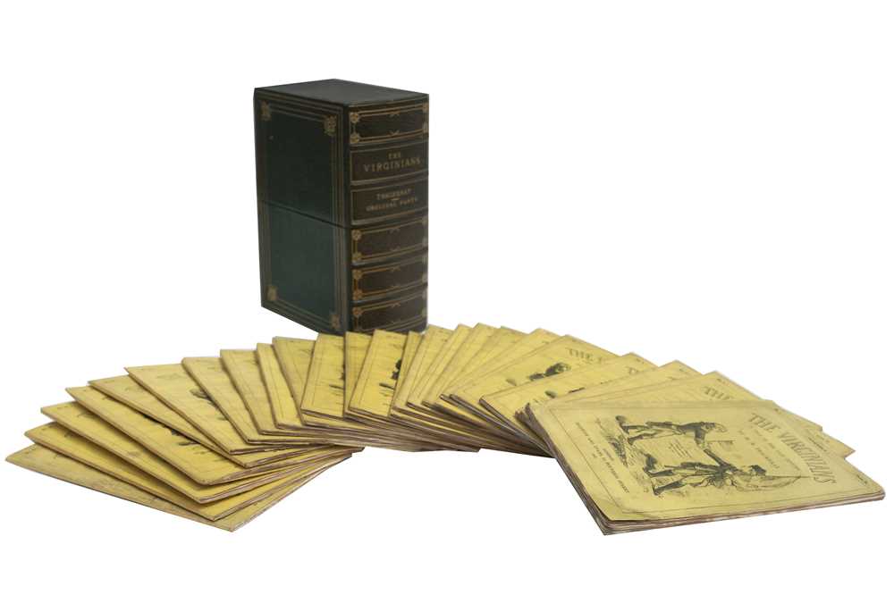 Lot 1524 - Thackeray (William Makepeace): The Virginians, original parts.1857-59