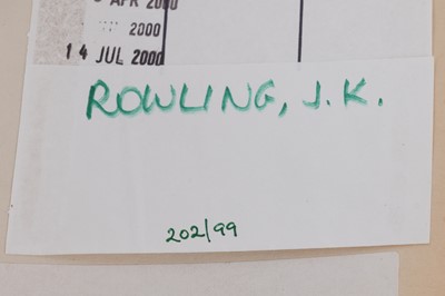 Lot 1533 - Rowling (J.K.) Harry Potter and the Philosopher's Stone, first edition, 1997