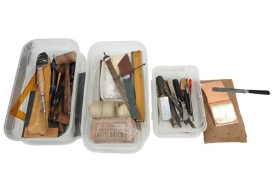 Lot 1541 - Book binding equipment.