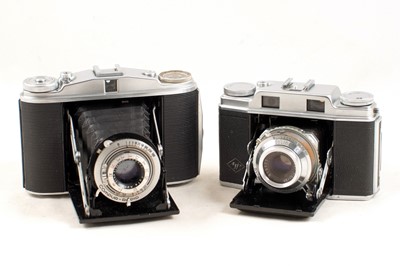 Lot 78 - DESCRIPTION CHANGE: Agfa Isolette II & a Super Silette.