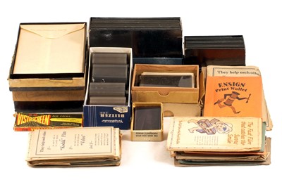 Lot 382 - Group of Edwardian Glass & Other Negatives., inc Mining, Cycling etc Interest.