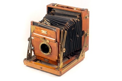 Lot 3 - Sanderson Regular Half Plate Camera, for SPARES or REPAIR.