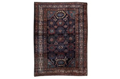 Lot 16 - A FINE HAMADAN RUG, WEST PERSIA