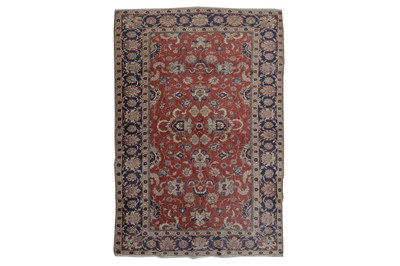 Lot 53 - A VERY FINE PART COTTON PANDERMA RUG, TURKEY