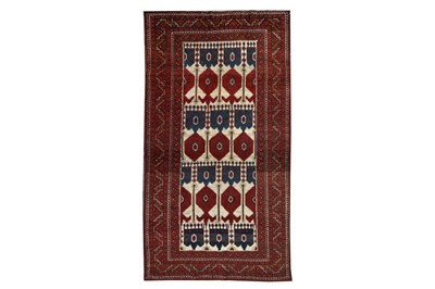 Lot 14 - AN ANTIQUE BESHIR RUG, TURKMENISTAN