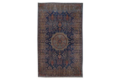 Lot 46 - A VERY FINE KASHAN MOHTASHEM RUG, CENTRAL PERSIA