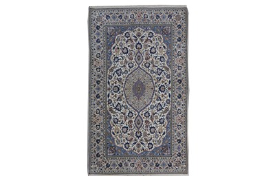 Lot 86 - AN EXTREMELY FINE PART SILK ISFAHAN RUG, CENTRAL PERSIA