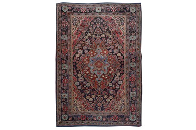 Lot 23 - A FINE SAROUK RUG, WEST PERSIA