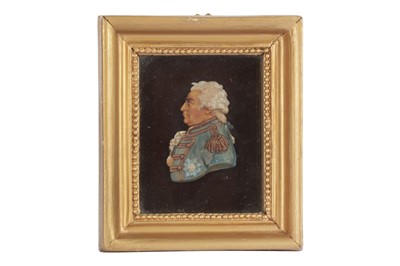 Lot 937 - A WAX PROFILE PORTRAIT OF A GENTLEMAN, 18TH CENTURY